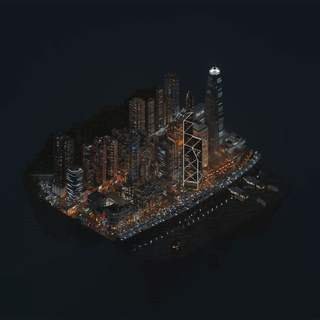 Perspektyma - Stworzyłem Hong Kong z 55 106 324 voxeli odtwarzając 39 budynków z praw...
