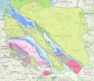 Trelik - Polska A i B, które oddziela linia tektoniczna Teisseyre'a-Tornquista

#ma...