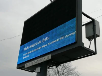 Kosciany - Jak może się skończyć miejsce na kompie który tylko bilbord obsługuje.