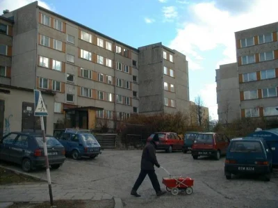 Ikarus_260 - Typowy parking na polskim osiedlu, takimi je zapamiętałem, zanim się nie...