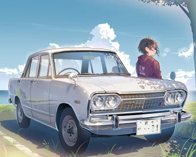 OttoFlick - #randomanimeshit #anime #samochodyanime #originalcharacter #