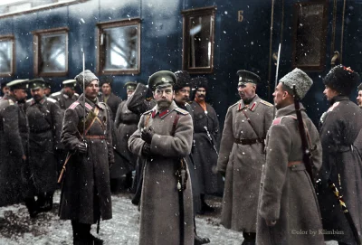 myrmekochoria - Przybycie Mikołaja II na front, 30 stycznia 1916 roku.

#starszezwo...