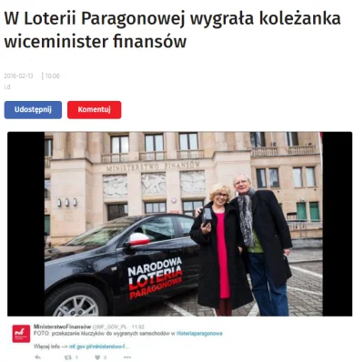 enforcer - Nie ma to jak kolejny wał - loteria dla znajomków, już to przerabialiśmy.
...