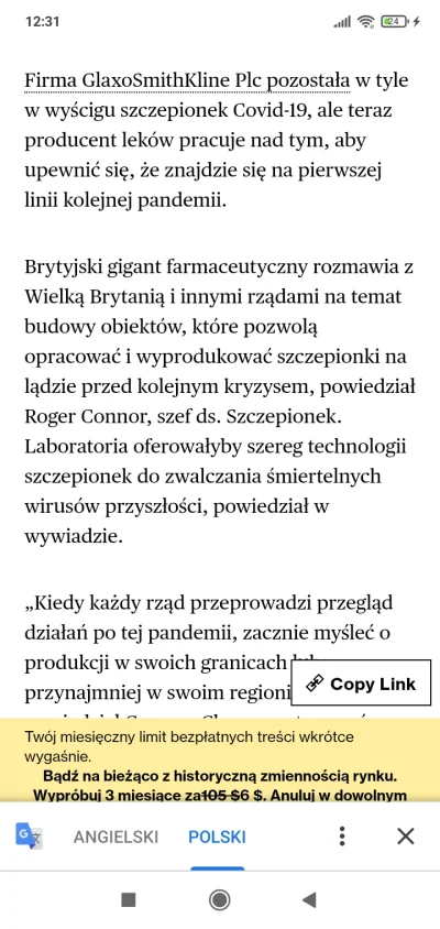 F.....A - #glaxosmithkline boli dupsko, że przegrali wyścig szczepionkowy na covid 19...