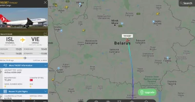 dominowiak - #flightradar24 co tu się dzisiaj odpierdlaa nad tą Białorusią???
#fligh...