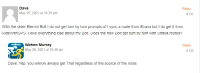 uysy - W temacie nowego #wahoo Bolt V2 i "turn by turn" promts, które działały tylko ...