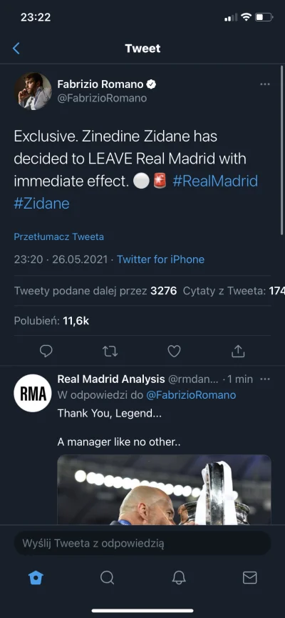 leguea12 - Romano podał ze Zidane odchodzi z Realu #realmadryt #pilkanozna