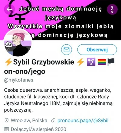 Ekspertodniczego - @TenTypZez: 

 Człowiek znany z bycia działaczem LGBT, bynajmniej...