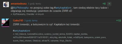 G.....5 - To jak to w końcu jest? Niby jedyne co robimy na #antykapitalizm to wychwal...