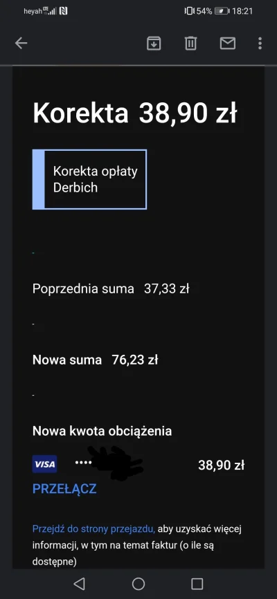 encore2 - Od kiedy #uber podwaja sumę za przejazd 2 dni po przejeździe? Było 37,33 zł...