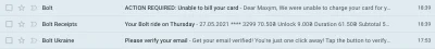 Skurviduplo - Pomóżcie- ktoś zarejestrował na mojego emaila konto na #bolt ktoś nawet...