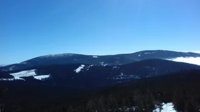 WR9100 - Pełny widok na Śnieżnik: