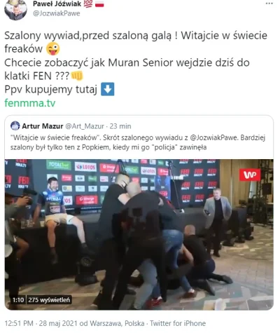 Jax89 - świeżutki twitt preseza FEN :) hmm oby Jacula się pojawił może dodają dodatko...