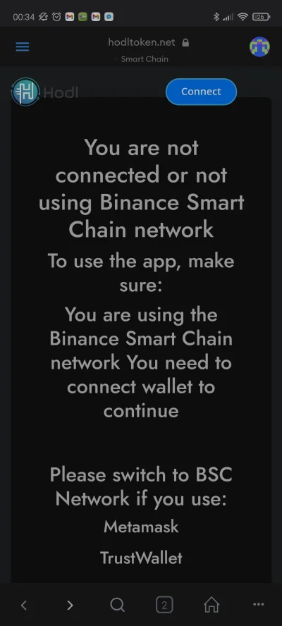 Wypok_spoko - Nie mogę się połączyć w MetaMask do hodltoken na androidzie. Ktoś miał ...