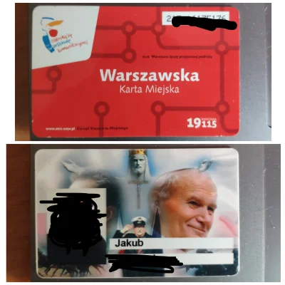 Thpo - Kiedyś chwilę mieszkałem w Warszawie i udało się uzyskać taką piękną kartę mie...