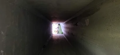 Talarkowy - @Talarkowy: światełko w tunelu (tunel pod S8 - pewnie nie jeden biały bus...