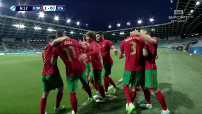 WHlTE - Portugalia U21 1:0 Włochy U21 - Dany Mota z przewrotki
#pilkamlodziezowa #la...