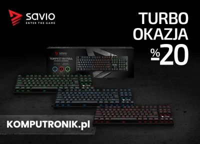 SAVIOmultimedia - To znowu My! Dzisiaj nasza klawiatura mechaniczna SAVIO TEMPEST RX ...