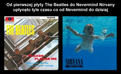 kinlej - Teraz pomyśleć ile wydarzyło się w muzyce rockowej od pierwszej płyty Beatle...