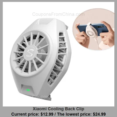n____S - Xiaomi Cooling Back Clip
Cena: $12.99 (najniższa w historii: $24.99)
Koszt...