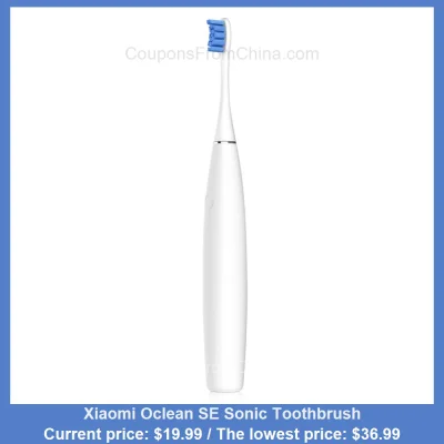 n____S - Xiaomi Oclean SE Sonic Toothbrush
Cena: $19.99 (najniższa w historii: $36.9...