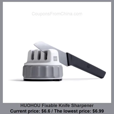 n____S - HUOHOU Fixable Knife Sharpener
Cena: $6.60 (najniższa w historii: $6.99)
K...
