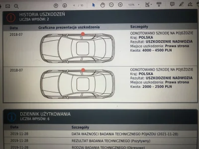 tomek_drobek - Wykupilem raport z autoDNA i pokazuje mi 2 szkody na pojezdzie w tym s...