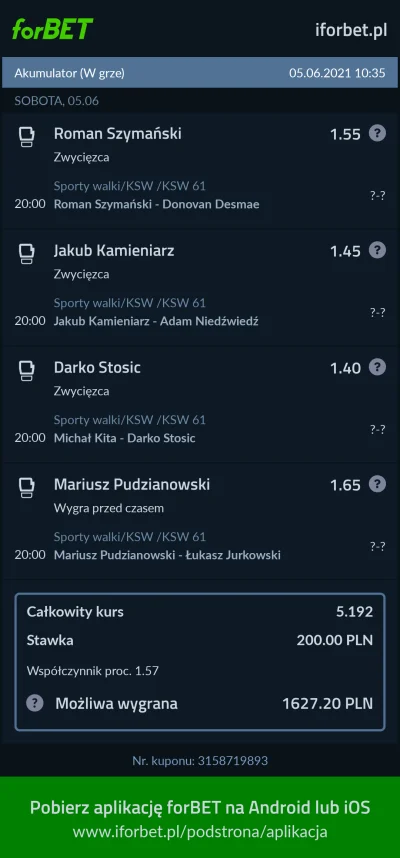 Ciaztko - Easy money?(⌐ ͡■ ͜ʖ ͡■)
#bukmacherka #ksw #mma