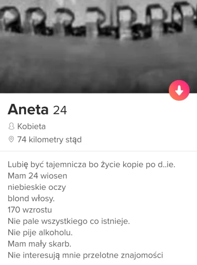 tindeRoman - Nie interesują mnie przelotne znajomości, a życie kopie po dupie = oskar...