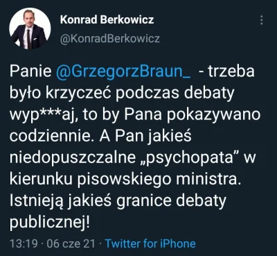 genesis2303 - #konfederacja #polityka #braun #berkowicz

A mógł po prostu wrzucić d...