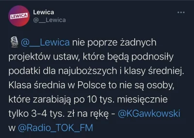 produktdotestow - > jeśli według lewicy klasa średnia się zaczyna od 6 brutto to mój ...