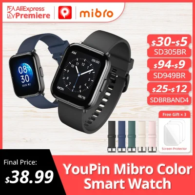 duxrm - YouPin Mibro Color Smart Watch
Cena: 29,99 $
Link ---> Na moim FB. Adres w ...