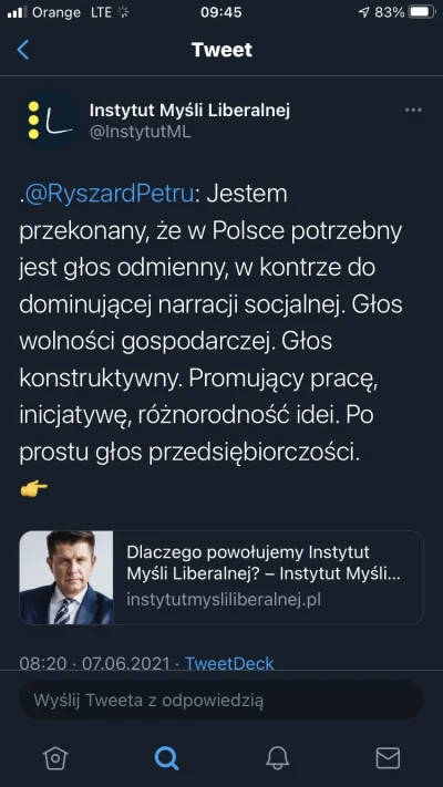 SirBlake - Rysiek Petru powołał nowy liberalny think-thank.

https://instytutmyslilib...