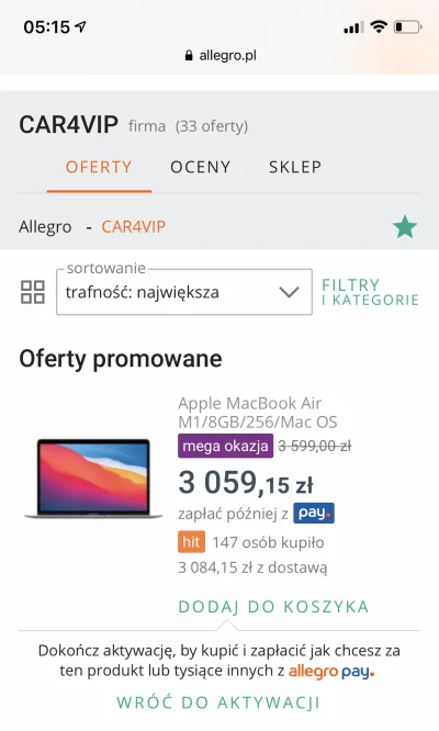 Kibicpl - AIR na pewno był dostępny jeszcze o 5 rano