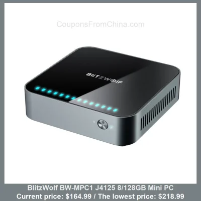 n____S - BlitzWolf BW-MPC1 J4125 8/128GB Mini PC
Cena: $164.99 (najniższa w historii...
