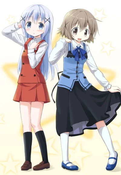 OttoFlick - #randomanimeshit #anime #blushedface #schoolgirl #gochuumonwausagidesuka ...