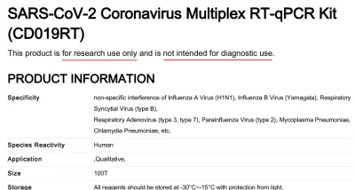 SpasticInk - @Gargris: było multum razy, że wykrywa fragment mRNA wirusa, infekcja tu...