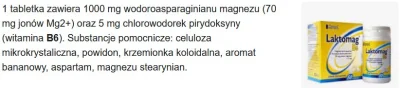 Trewor - @Dreampilot: W przypadku opcji w tabletkach to zwykle występuje z magnezem, ...