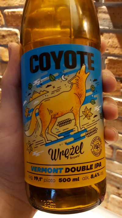 chwed - oryginalny wpis

Coyote
Double Vermont IPA z browaru Wrężel. Aromat jak pr...