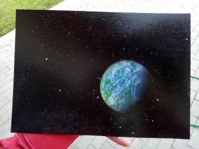 m.....s - Kolejne podejście do #spraypaint 
Kiepski dobór podkładu (papier wizytowko...