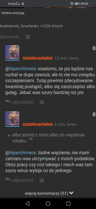 s.....1 - @hiperchimera: beka z typa, pozdrawiam że swojego gulagu ( ͡° ͜ʖ ͡°)