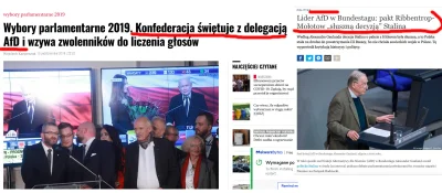 szurszur - AfD główny zagraniczny sojusznik Konfederacji chwali Stalina za pakt Ribbe...