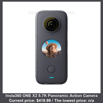 n____S - Insta360 ONE X2 5.7K Panoramic Action Camera
Cena: $419.99
Koszt wysyłki: ...