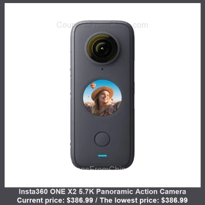 n____S - Insta360 ONE X2 5.7K Panoramic Action Camera
Cena: $386.99 (najniższa w his...