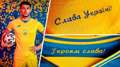 szurszur - UEFA nakazuje usunac napis ''gierojom sława'' z koszulek rperezentacji Ukr...