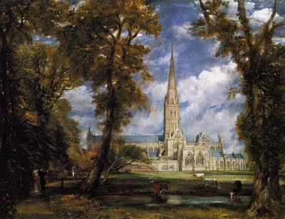 Teczowy_Wojownik - John Constable
Katedra w Salisbury, widok od strony gruntów bisku...