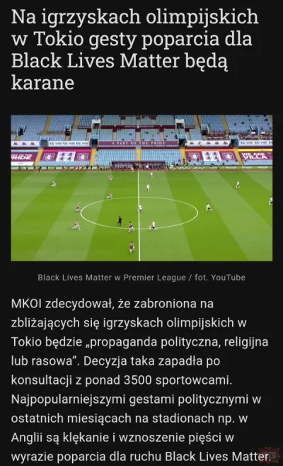 enforcer - @bolczan: 
 a tak serio to mam nadzieję że chociaż igrzyska olimpijskie bę...