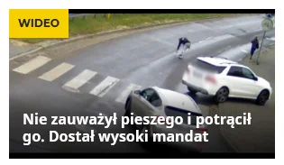 uwagauwaga - w tytule na głównej polsatnews.pl
 Nie zauważył pieszego i potrącił go. ...