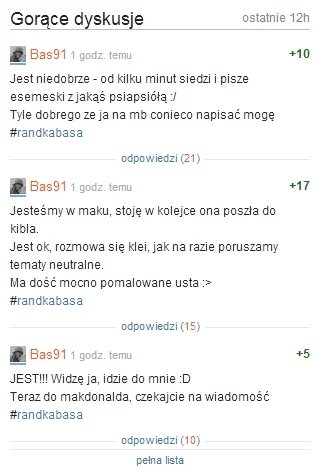 W.....r - Projekt Bas91 uwazam za zakonczony. 

Tak, moje wpisy w latach 2011-2013 ...