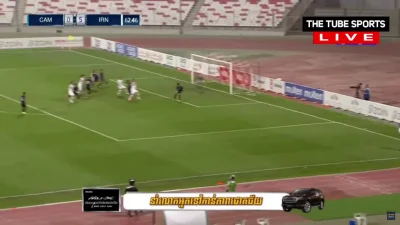 WHlTE - Kambodża 0:6 Iran - Morteza Pouraliganji 
 #afc #ms2022 #golgif #mecz